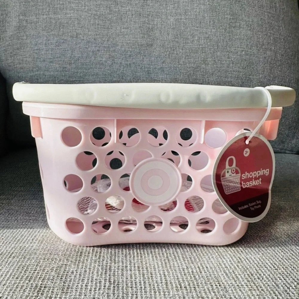 Baby Pink Target Toy Shopping Basket